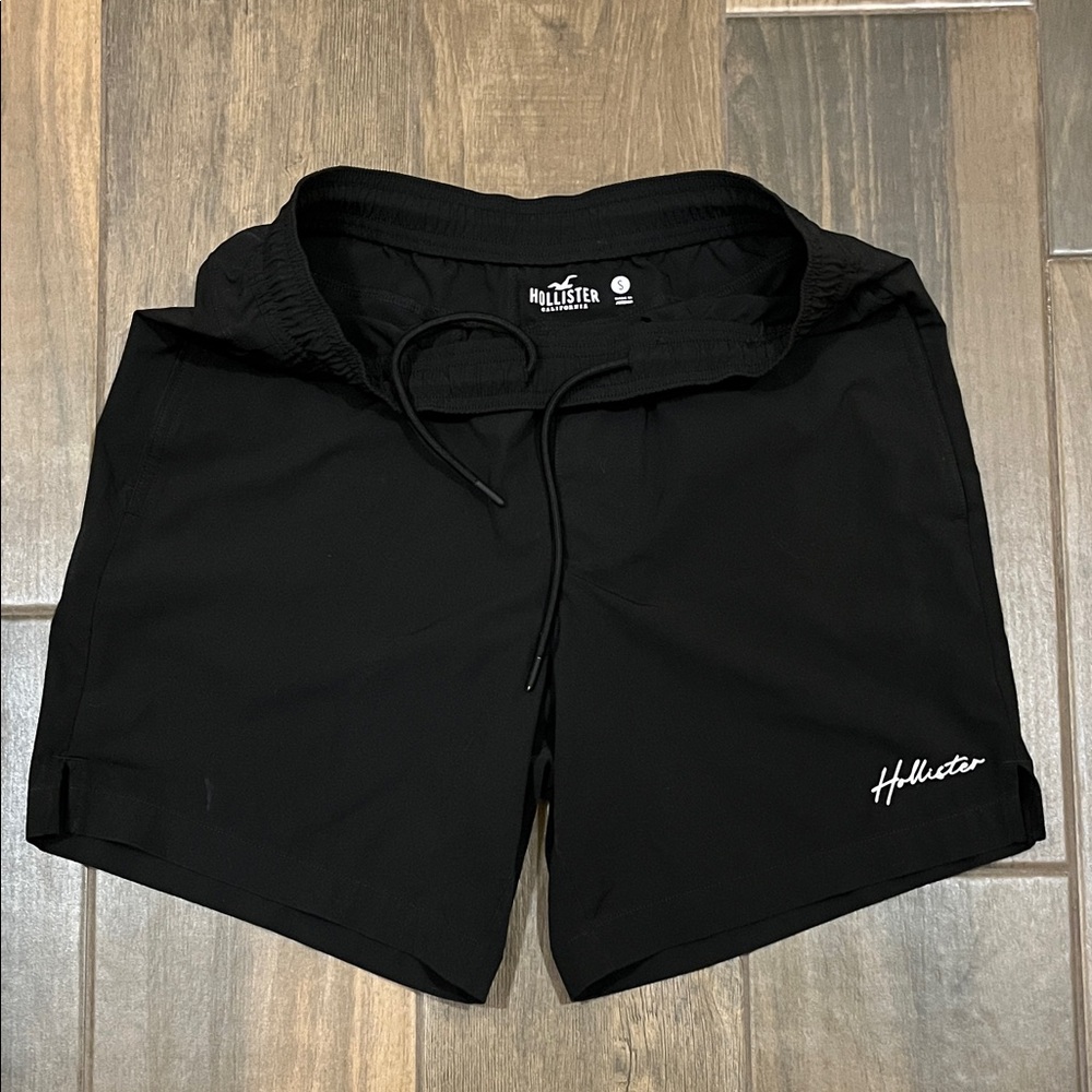 Hollister Jet Black Casual Shorts